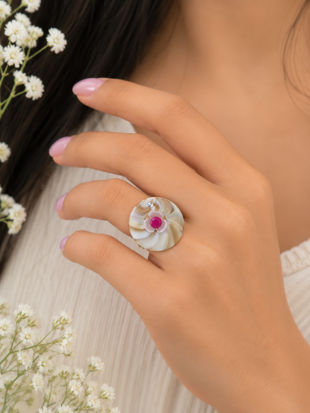 Finger Ring for Women Adjustable Premium Designer Fashion Ring Stylish Crystal CZ Stone Jewelry Daily Wear Office Wear Wedding Engagement Anniversary Party Wear Gift for Ladies and Girls