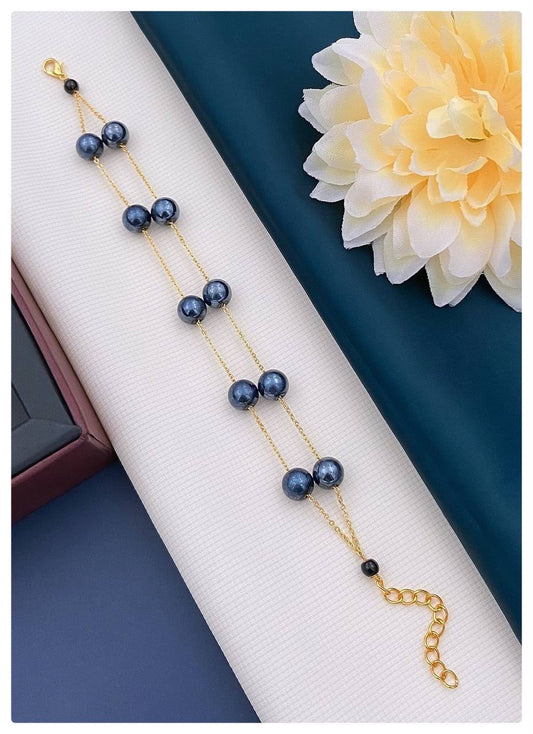 Ladies White Pearl Bracelet | Fashion Pearl Jewelry | Adjustable Bracelet for Women | Premium Elegant Design | Traditional & Western Wear Accessory | Party Wedding Festival Jewelry