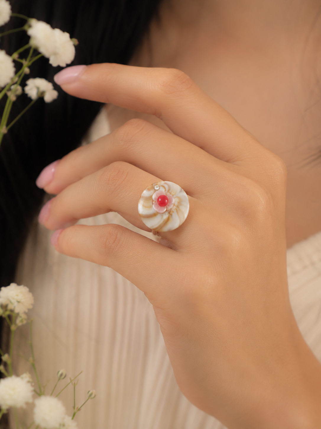 Ladies Finger Ring for Women Adjustable Designer Fashion Ring Premium American Diamond CZ Crystal Jewelry Stylish Daily Wear Party Wear Office Wear Wedding Engagement Anniversary Birthday Gift Elegant Accessories