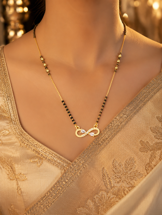 Gold Plated Designer Mangalsutra Necklace for Women