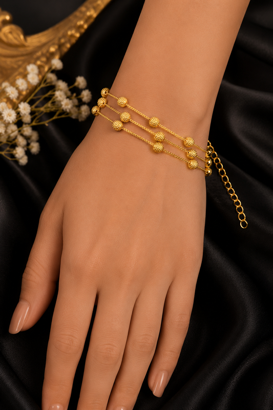 Stylish Adjustable Bracelet for Women Gold Plated Premium Designer Jewelry Fashion Bracelet Daily Wear Office Wear Party Wear Wedding Wear Trendy Bracelet Gift for Girls Mother Sister Wife