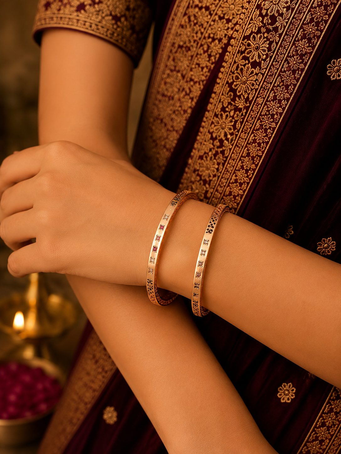 Designer  Bangles for Women in Kadli Kada