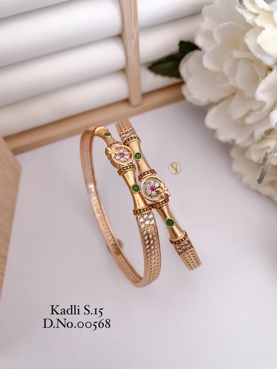 Elegant Gold Plated Bangles for girls