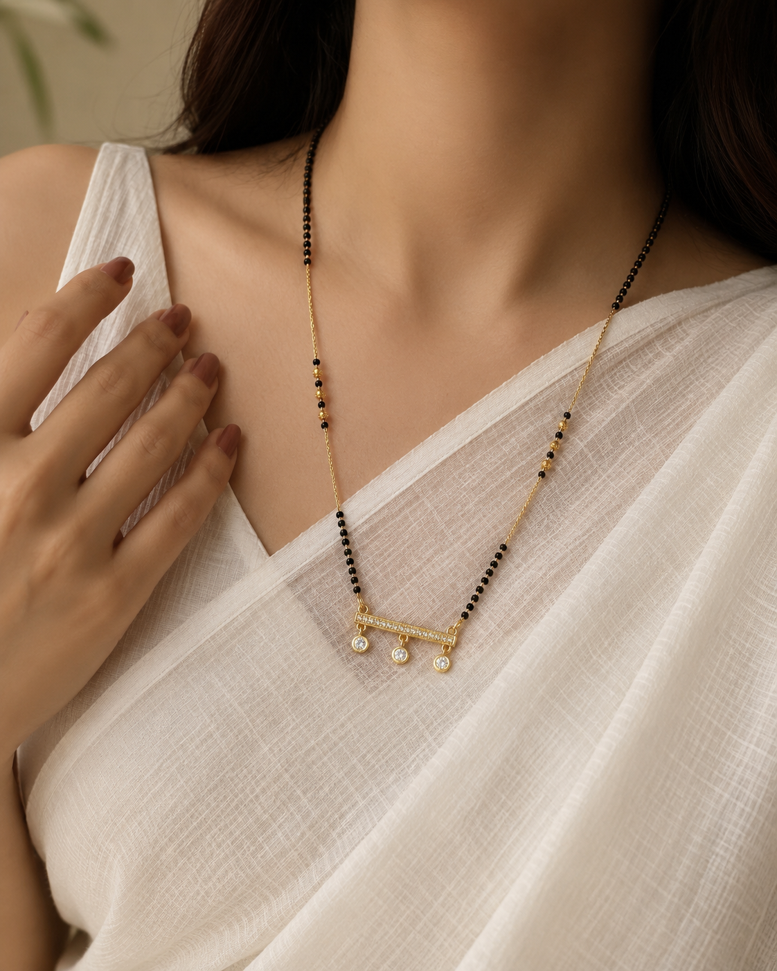 Mangalsutra Necklace for Office Wear 0R Festive for Wife