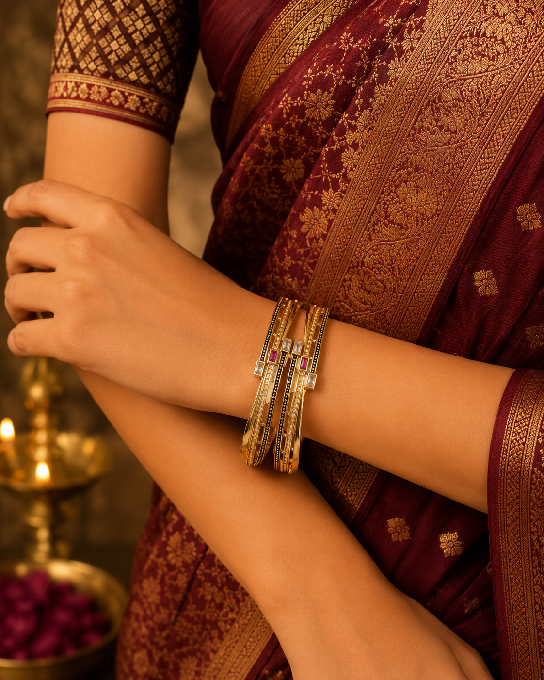 Bangles for Women in Traditional Ethnic Fashion Jewelry