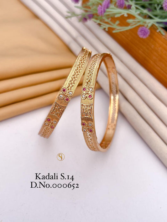 Premium Gold Finish Bangles