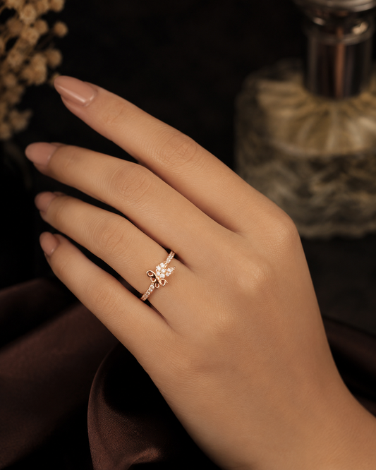 Finger Ring for Women Latest Designer Adjustable Ring Premium Crystal Stone Ring Stylish Fashion Jewelry Daily Wear Office Wear Party Wear Wedding Anniversary Valentine Gift for Ladies and Girls